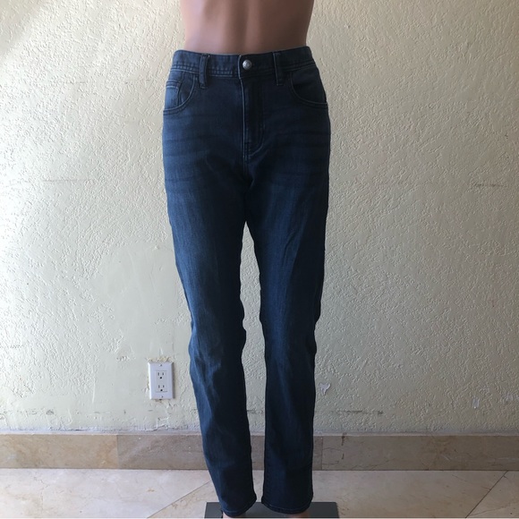 Armani Exchange Women’s Blue Jeans Denim Pants Size 32 Slim Fit Elastic Mid-Rise - Picture 1 of 16